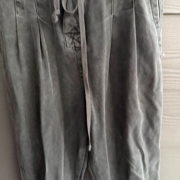 Free People Margaret kelp green paper bag pants - Picture 4 of 7